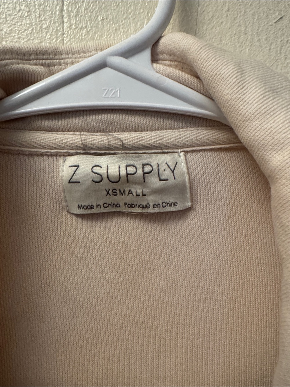Z Supply Cream Button-Up Shacket - Picture 2 of 2